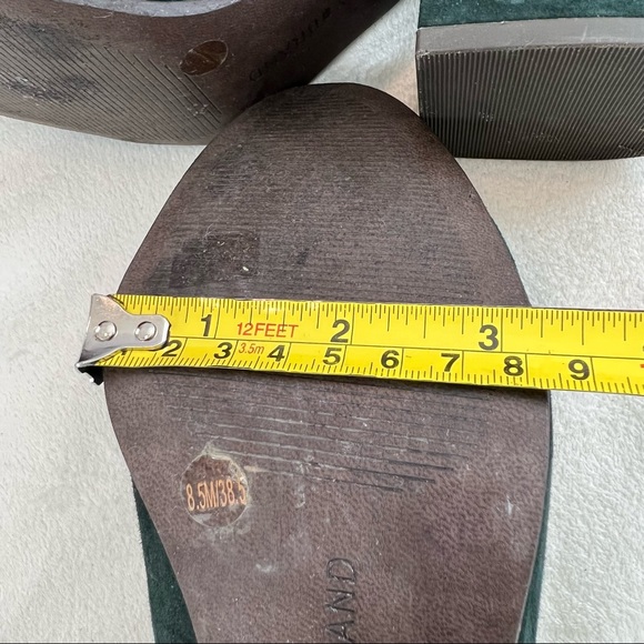 Lucky Brand Ravynn Suede Blocked Heel Ankle Booties Size 8.5M - Picture 14 of 16